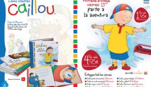 Los libros de Caillou con Diario de Navarra