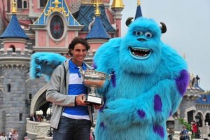 Rafa Nadal en Disneyland Paris