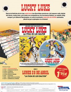 Promoción Lucky Luke con Diario de Noticias