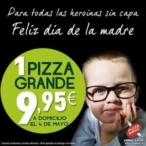 Pizza móvil para el Día de la Madre