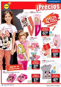 Moda infantil Lidl para la vuelta al cole